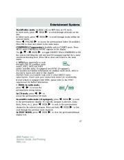 2009 Ford Fusion Owners Manual, 2009 page 27