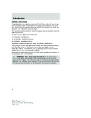 2009 Ford Fusion Owners Manual, 2009 page 4
