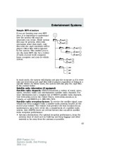 2009 Ford Fusion Owners Manual, 2009 page 43