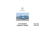 2000 Mercedes-Benz CLK320 CLK430 W208 Owners Manual, 2000 page 1