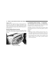 2007 Chrysler Sebring Sedan Owners Manual, 2007 page 16