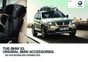 2011 BMW X3 Series XDrive28i 35i 30d F25 Accessories Catalog, 2011 page 1