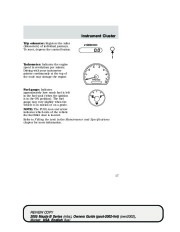 2005 Mazda B Series B 4000 Owners Manual, 2005 page 18