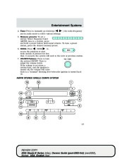 2005 Mazda B Series B 4000 Owners Manual, 2005 page 20