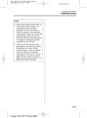 2005 Mazda MX 5 Miata Owners Manual, 2005 page 29