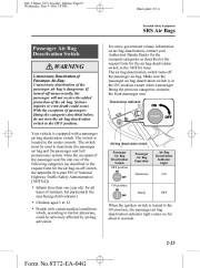 2005 Mazda MX 5 Miata Owners Manual, 2005 page 35