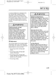 2005 Mazda MX 5 Miata Owners Manual, 2005 page 41