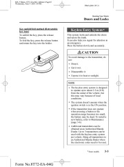 2005 Mazda MX 5 Miata Owners Manual, 2005 page 45