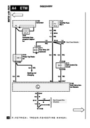 Land Rover Discovery Electrical Manual, 1995 page 37