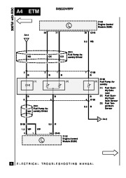 Land Rover Discovery Electrical Manual, 1995 page 41