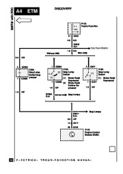 Land Rover Discovery Electrical Manual, 1995 page 47