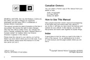 2004 Cadillac SRX 3.6L 4.6L Owners Manual, 2004 page 2