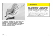 2004 Cadillac SRX 3.6L 4.6L Owners Manual, 2004 page 46