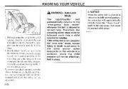 2003 Kia Magentis Owners Manual, 2003 page 42