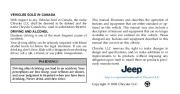 2009 Jeep Wrangler Owners Manual, 2009 page 2