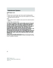 2006 Ford Fusion Owners Manual, 2006 page 26
