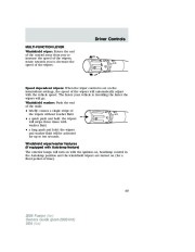 2006 Ford Fusion Owners Manual, 2006 page 49