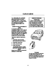 Land Rover Range Rover Export Handbook Owners Manual, 2000 page 14