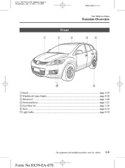 2008 Mazda CX 7 Owners Manual, 2008 page 11