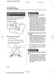 2008 Mazda CX 7 Owners Manual, 2008 page 34