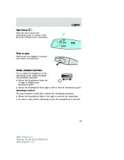 2004 Ford Focus Owners Manual, 2004 page 39