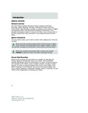 2004 Ford Focus Owners Manual, 2004 page 6
