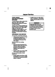 Jaguar X-Type XF XJ XF XK Service Manual Intervals Handbook page 7