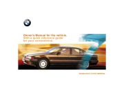 2001 BMW 7-Series 740i 740iL 750iL E38 Owners Manual, 2001 page 1