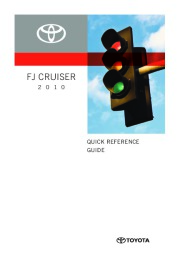 2010 Toyota FJ Cruiser Quick Reference Guide page 1