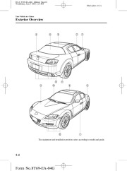 2005 Mazda RX 8 Owners Manual, 2005 page 10