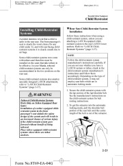 2005 Mazda RX 8 Owners Manual, 2005 page 35