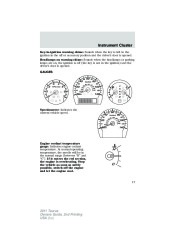 2011 Ford Taurus Owners Manual, 2011 page 17