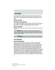 2011 Ford Taurus Owners Manual, 2011 page 6
