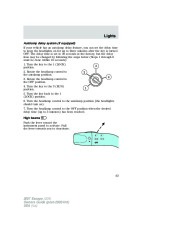 2007 Ford Escape Owners Manual, 2007 page 43