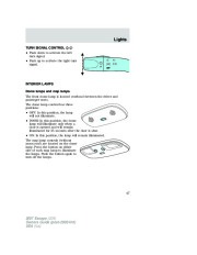 2007 Ford Escape Owners Manual, 2007 page 47