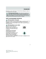 2007 Ford Escape Owners Manual, 2007 page 5