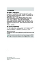 2007 Ford Escape Owners Manual, 2007 page 6