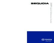 2009 Toyota Sequoia Quick Reference Owners Guide page 1