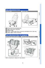 2010 Toyota Camry Quick Reference Guide, 2010 page 15