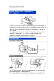 2010 Toyota Camry Quick Reference Guide, 2010 page 18