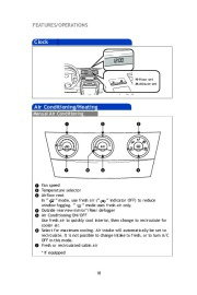 2010 Toyota Camry Quick Reference Guide, 2010 page 20