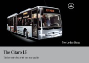 2010 Mercedes-Benz Citaro Bus Catalog page 1