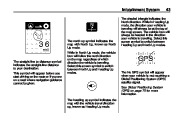 2010 Cadillac DTS Navigation System Manual, 2010 page 43