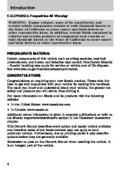 2008 Mazda B Series B 4000 Owners Manual, 2008 page 4
