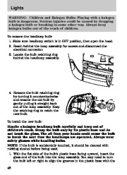 2008 Mazda B Series B 4000 Owners Manual, 2008 page 48
