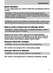 2008 Mazda B Series B 4000 Owners Manual, 2008 page 7