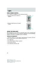 2004 Ford Escape Owners Manual, 2004 page 36