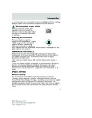 2004 Ford Escape Owners Manual, 2004 page 5