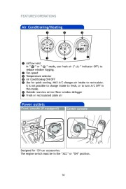 2010 Toyota Corolla Quick Reference Guide, 2010 page 16