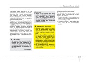 2008 Kia Sedona Owners Manual, 2008 page 36